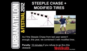 Men's Health Urbanathlon and Festival 2012 - Steeple Chase