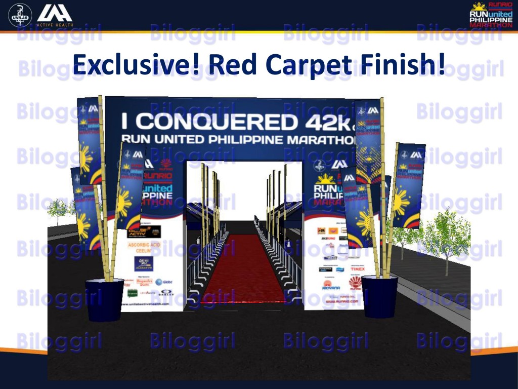 Run United Philippine Marathon 42K Red Carpet