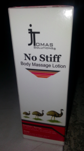 No Stiff Body Massage Lotion Box