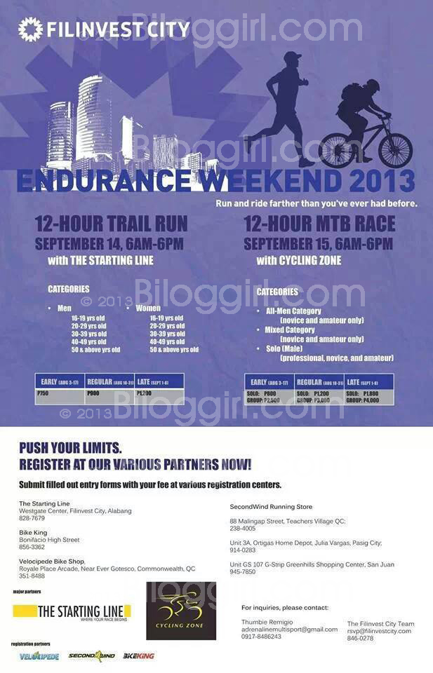 Endurance Weekend 2013