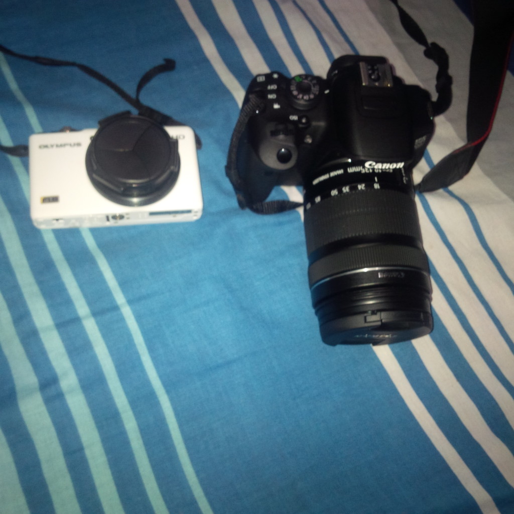 Olympus and Canon 700d